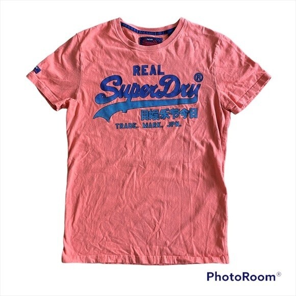 Superdry Coral Logo Tee Men’s Medium - Picture 1 of 14